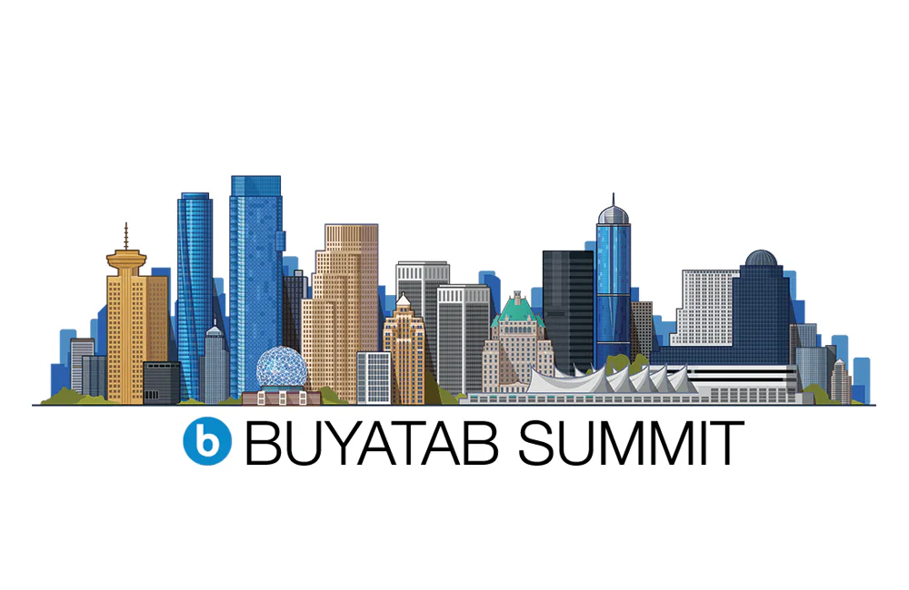Official Buyatab artwork accompanying its 2018 Vancouver summit recap