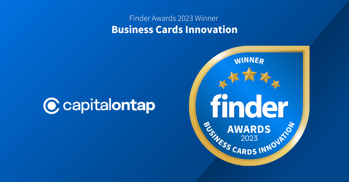 Capital on Tap first-place badge for the 2023 Finder Lending Innovation Awards