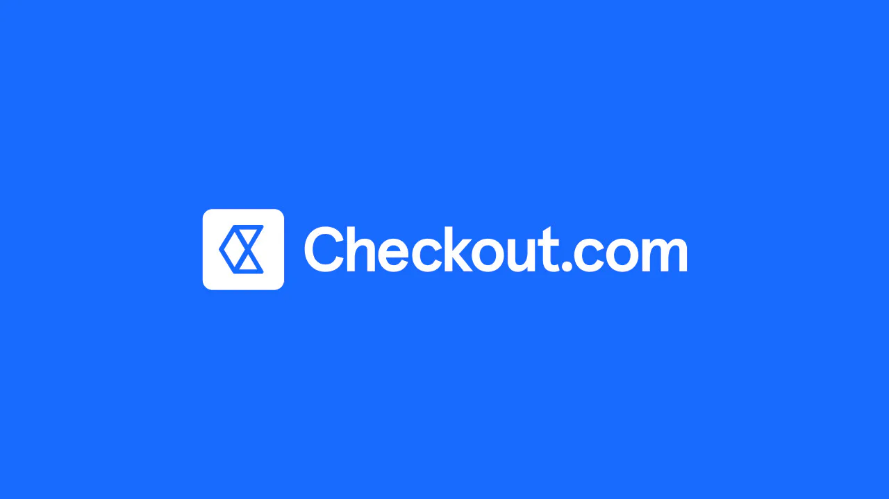 Checkout.com wordmark on the company’s official announcement artwork