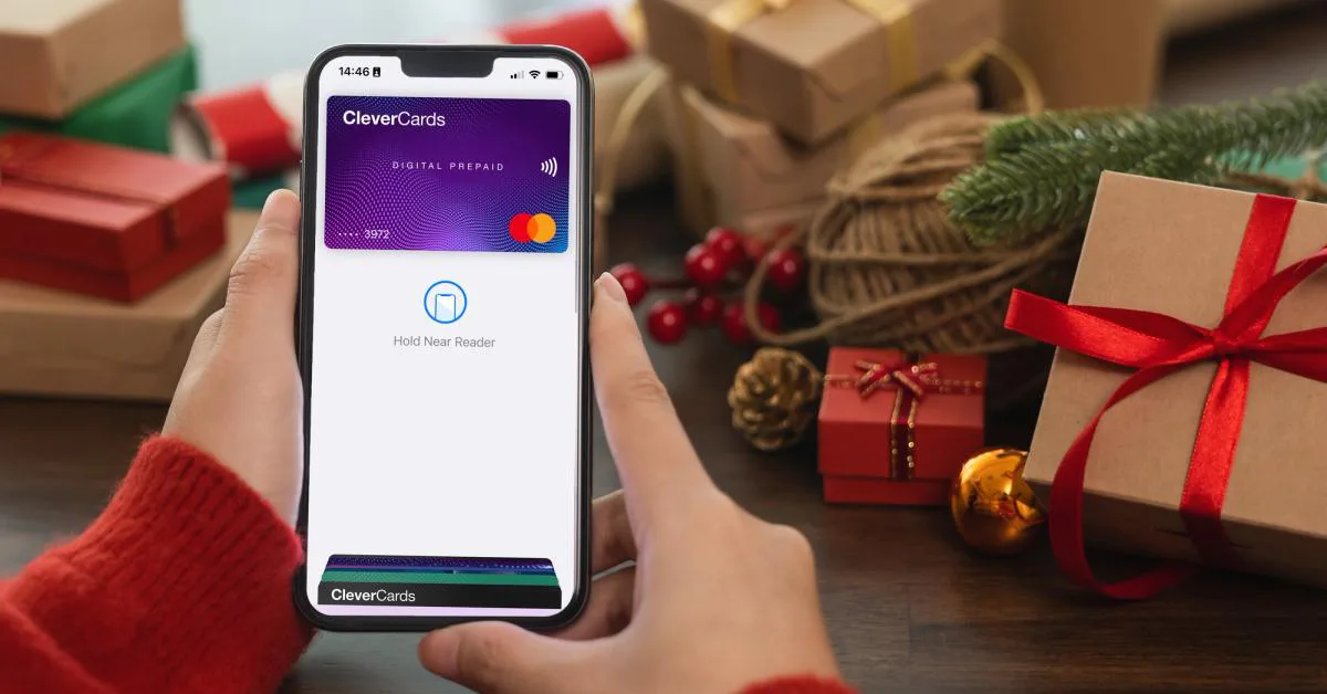 CleverCards digital gift-card illustration with seasonal gift packaging