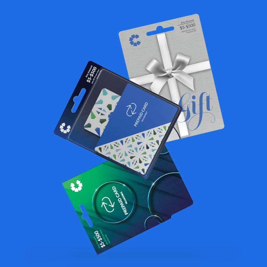 Examples of CPI Card Group’s retail prepaid-card packaging