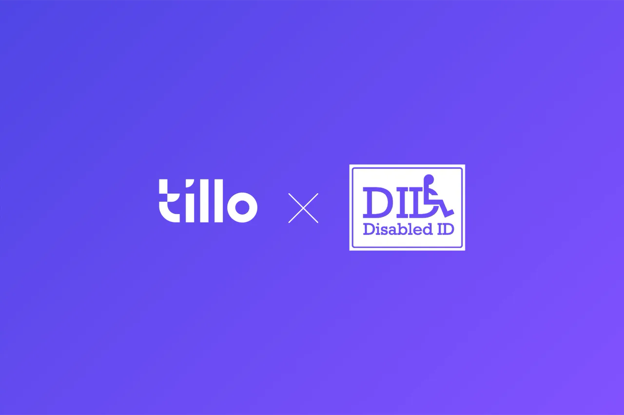 Tillo and Disabled ID logos on the official DID Card rewards store artwork.