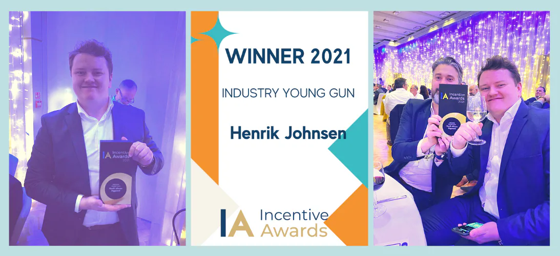 Diggecard sales manager Henrik Johnsen wins 2021 Incentive Awards recognition