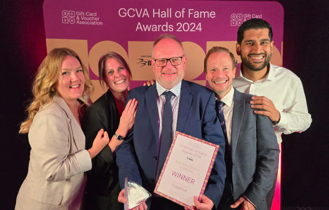 Source image for Diggecard Wins GCVA Hall of Fame Award for Best B2B Product or Service for Its Gift Card Program with LEGO