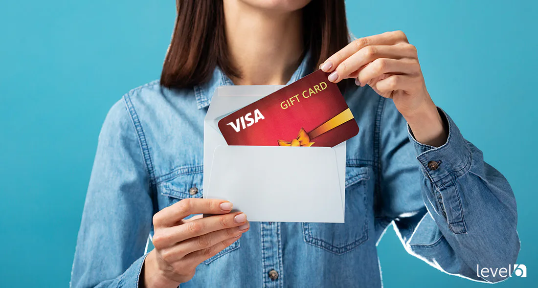 Level 6 reviews Visa gift card acceptance and transaction holds