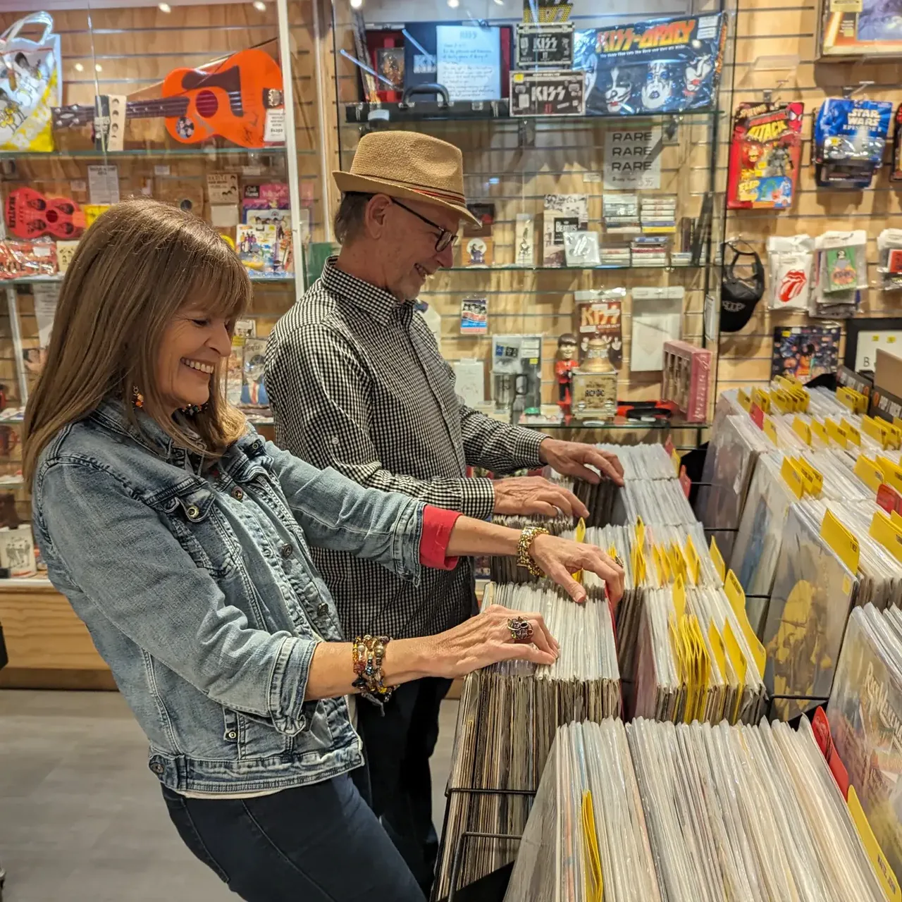 Rockaway Records store in official Wrapped customer artwork