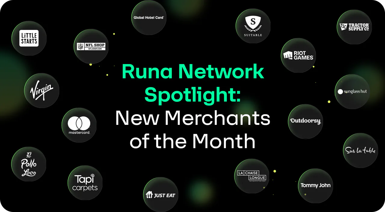 Runa adds IKEA, grocery and gaming options in February gift card update