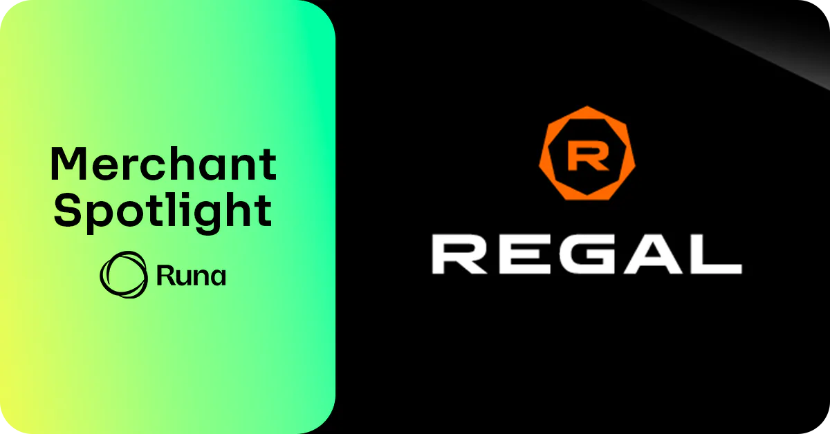 Runa adds Regal Cinemas gift cards and cinema reward options to its network