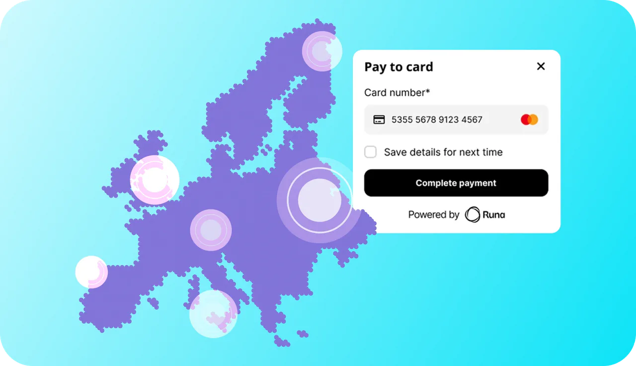 Source image for Runa Introduces EUR-to-EUR Pay to Card for Instant Payouts Across Europe