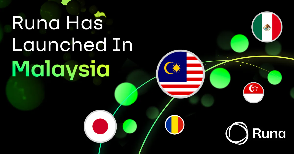 Runa launches Malaysian gift card payouts with ringgit conversion and local merchants