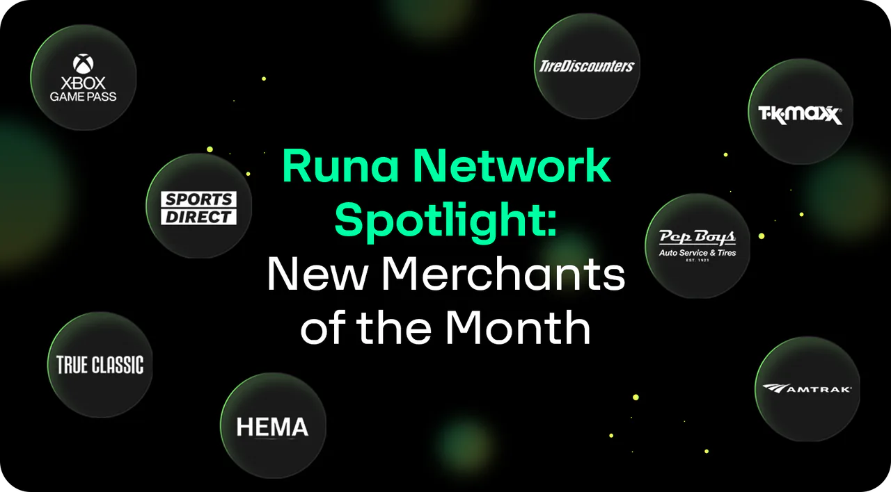Runa’s March gift card catalog update adds Amtrak and automotive rewards