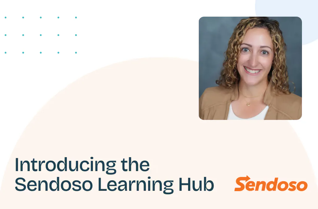 Sendoso artwork introducing its in-app Learning Hub