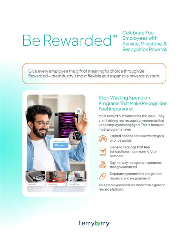 Source image for Terryberry Offers Flexible Rewards System for Employee Recognition