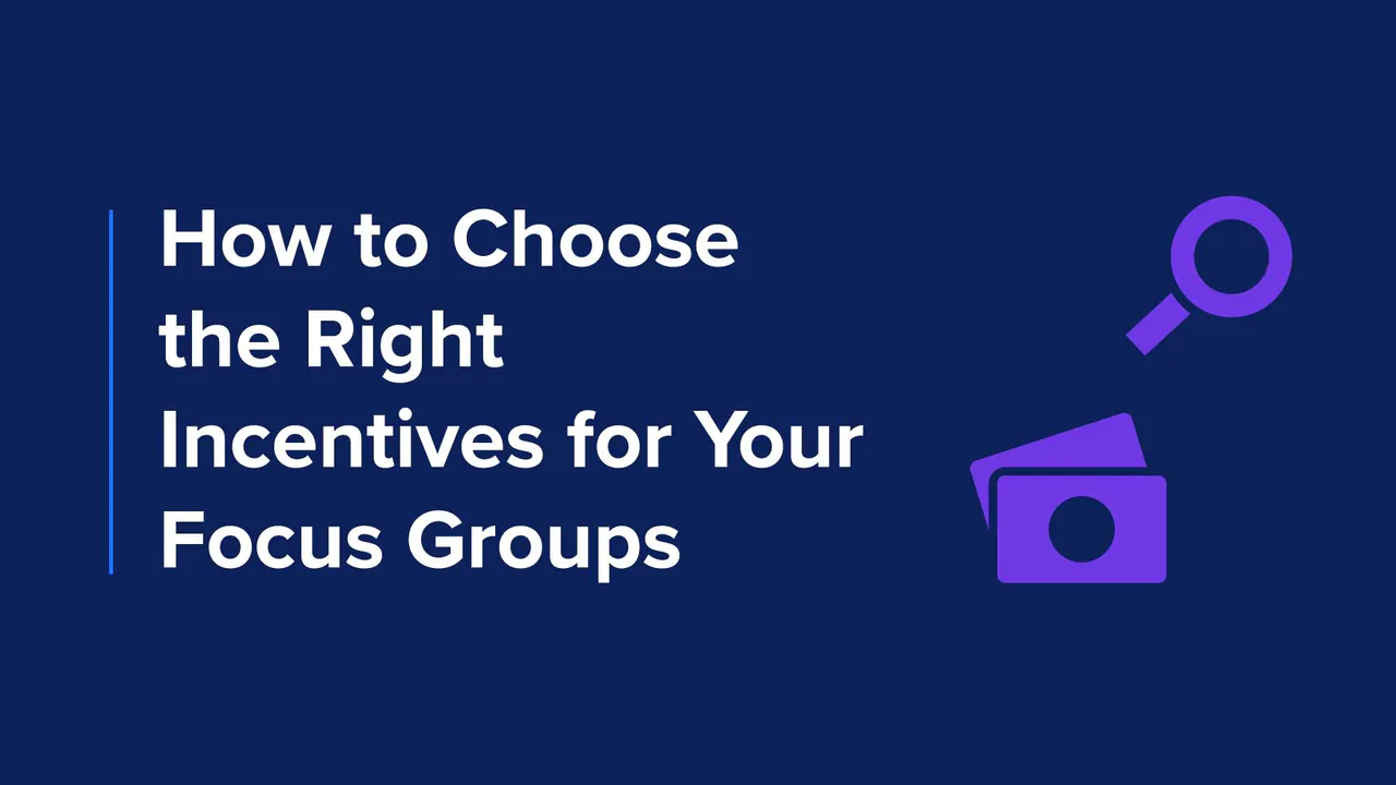 Virtual Incentives outlines focus group reward selection and participant costs