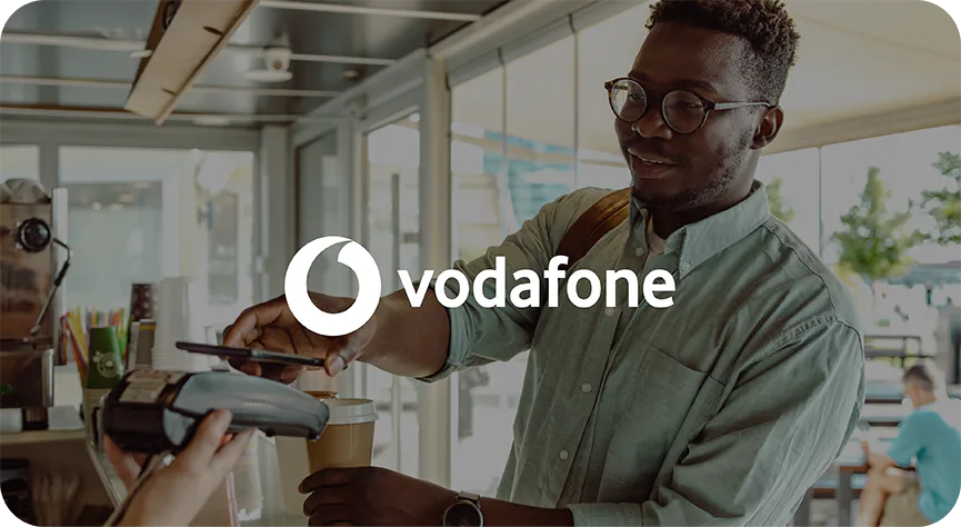 Vodafone branding in Runa’s official customer case-study artwork