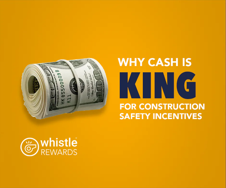 Whistle source artwork accompanying whistle recommends cash rewards tied to proactive construction safety activities