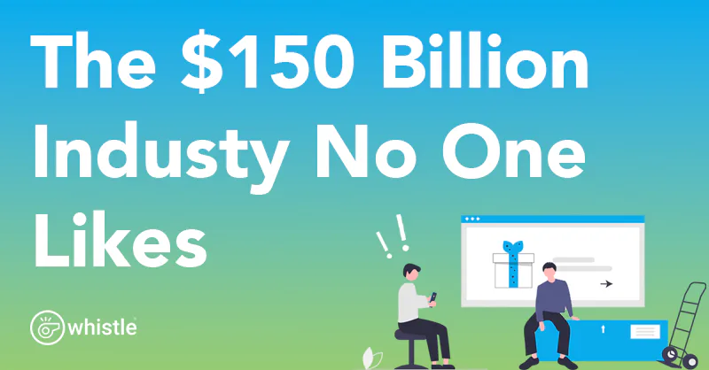 Whistle’s research artwork showing small employee payments and a $150 billion estimate