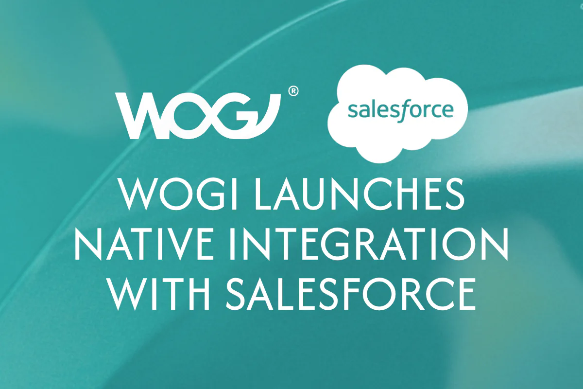 WOGI announcement artwork for its native Salesforce integration